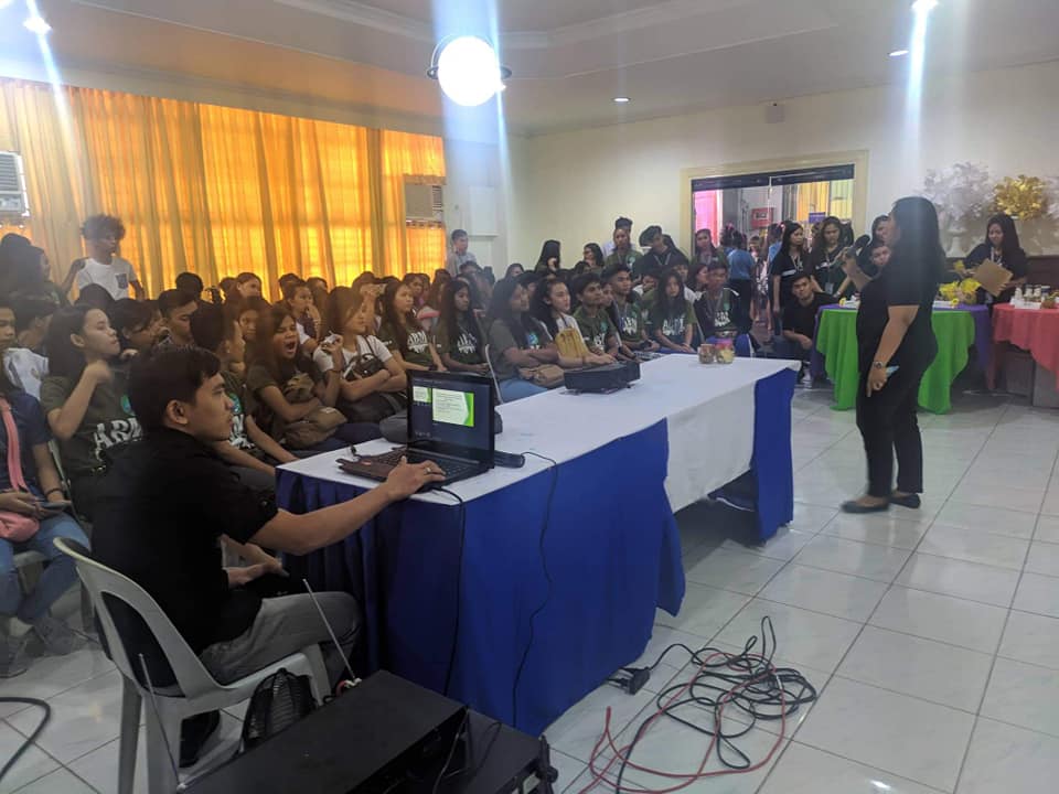 AU JAS Campus BA department and Senior HS ABM students conducting Business Planning and Management Seminar.