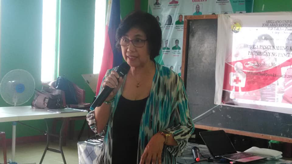 Seminar on First Aid for GK Alapan, Imus, Cavite conducted by College of Nursing of AU JAS Campus.