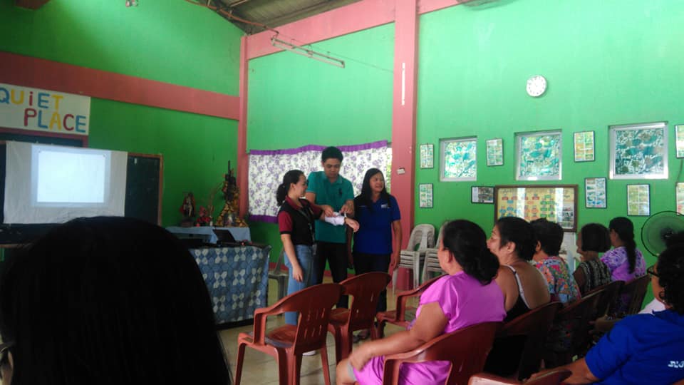 Seminar on First Aid for GK Alapan, Imus, Cavite conducted by College of Nursing of AU JAS Campus.