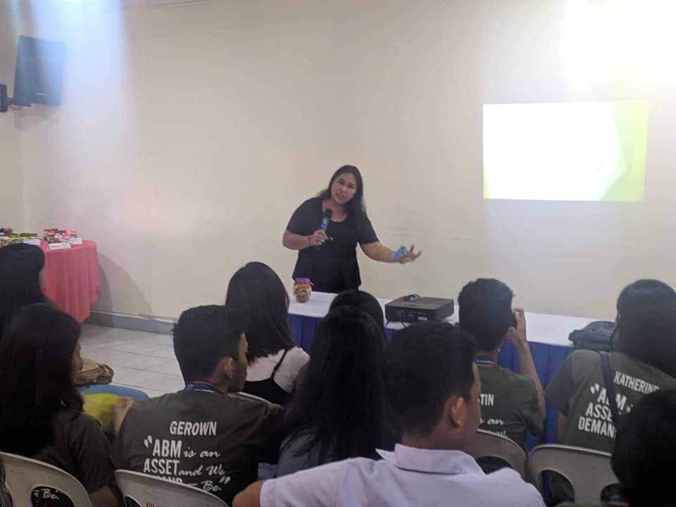 AU JAS Campus BA department and Senior HS ABM students conducting Business Planning and Management Seminar.