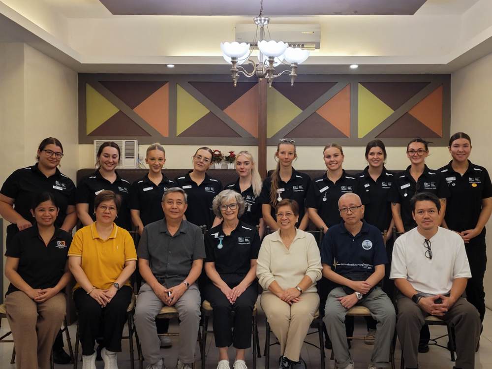 The ECU Delegates during the Orientation Day at the AU Legarda Campus.