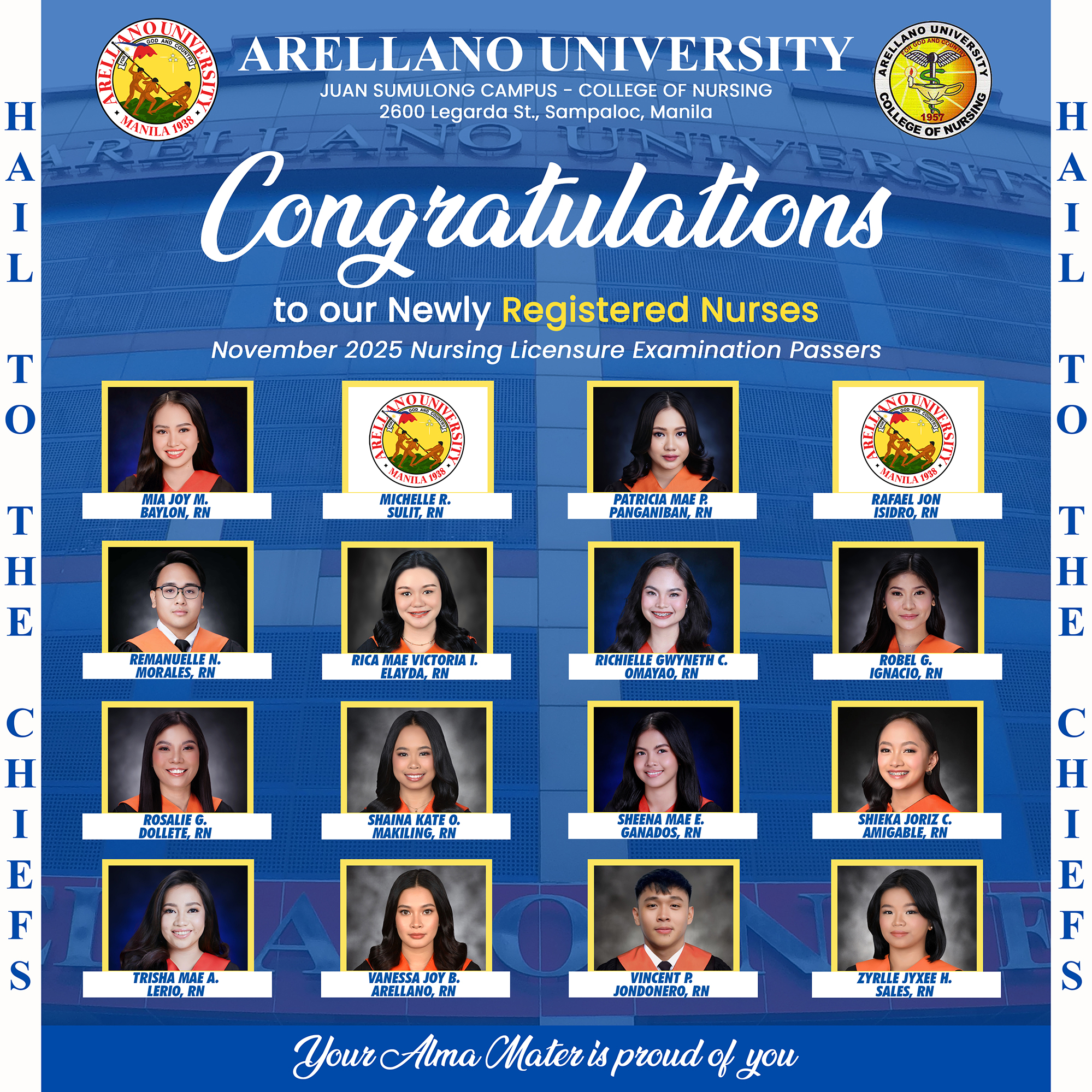 Dreams Realized at Any Stage: 27 ETEEAP and 75 Regular Students Ignite Their Nursing Careers with a 94.55% Passing Rate