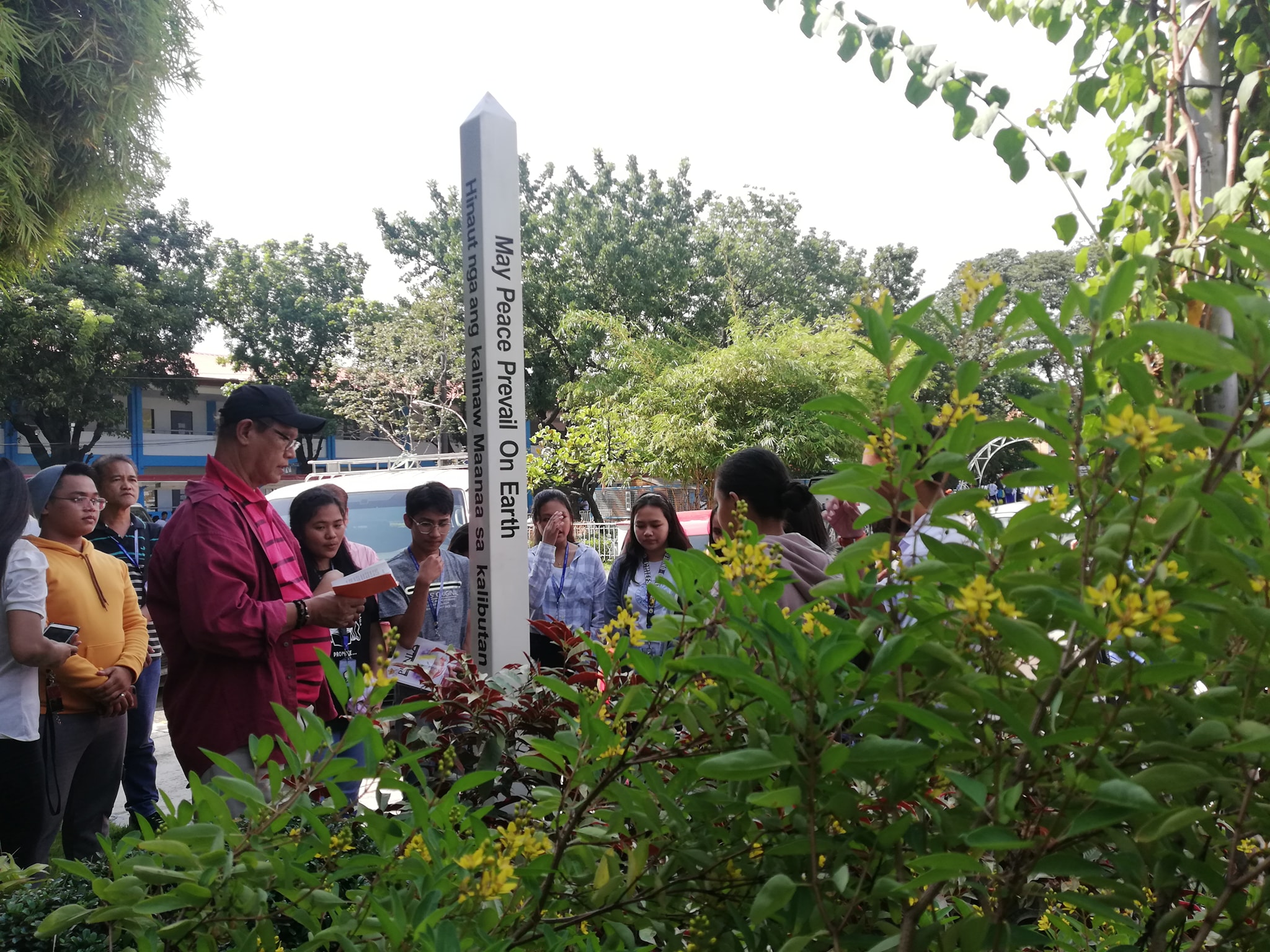 Celebration of the anniversary of Peace Pole installation in AU Legarda, AU Jose Abad Santos and AU Andres Bonifacio campuses.