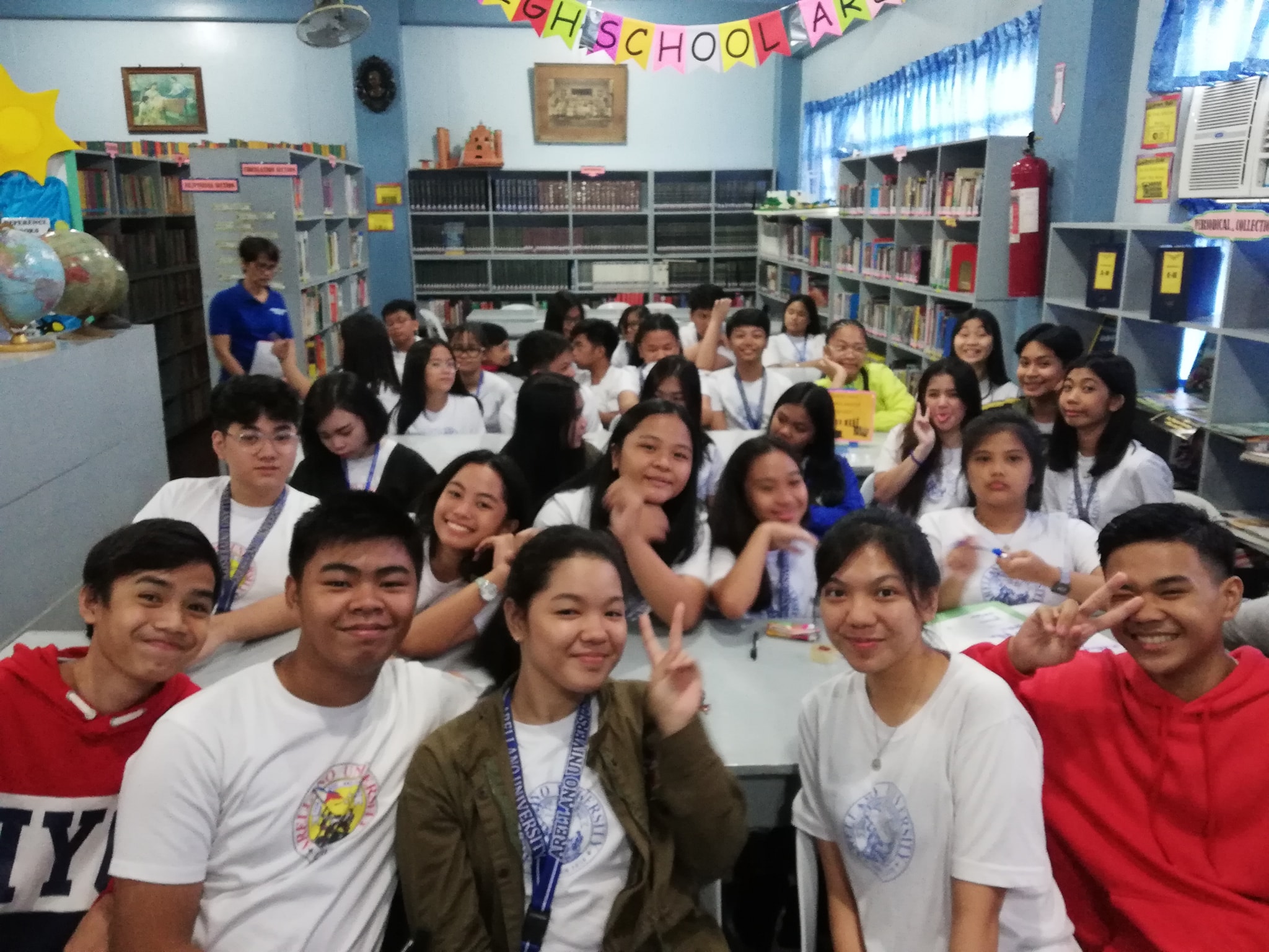 Orientation about AU`s institutional projects to AU Abad selected leaders of Junior High School Department.