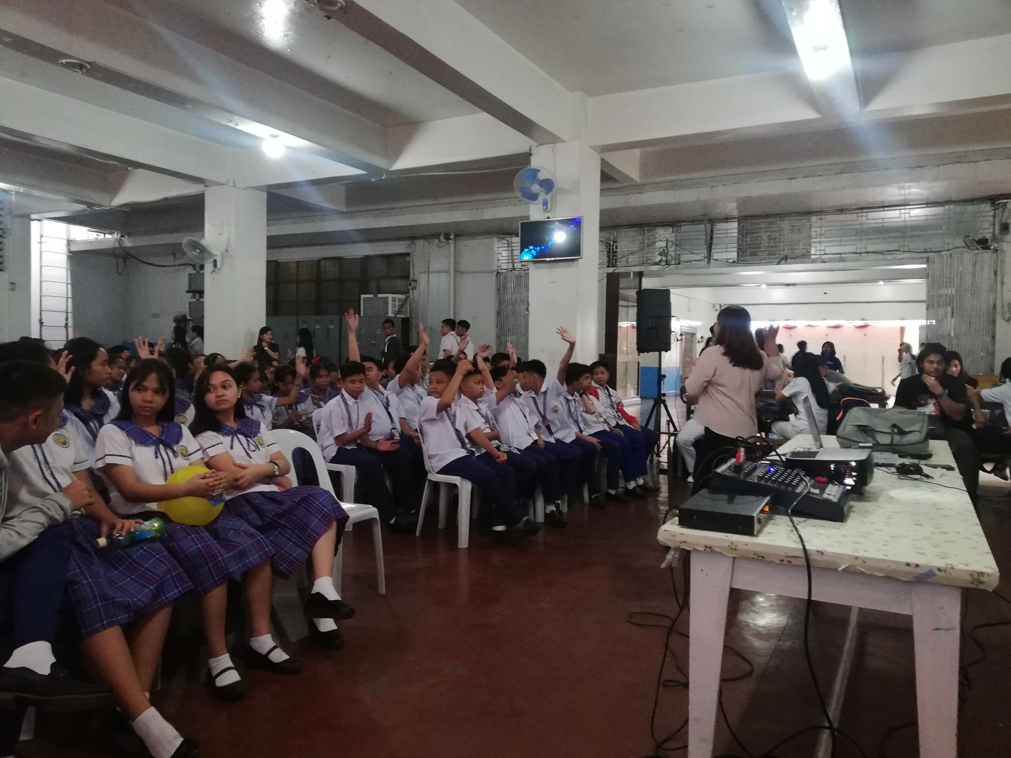 Disaster Management Orientation for Junior High School, selected CAS and Nursing students at AU Jose Abad Santos Campus.