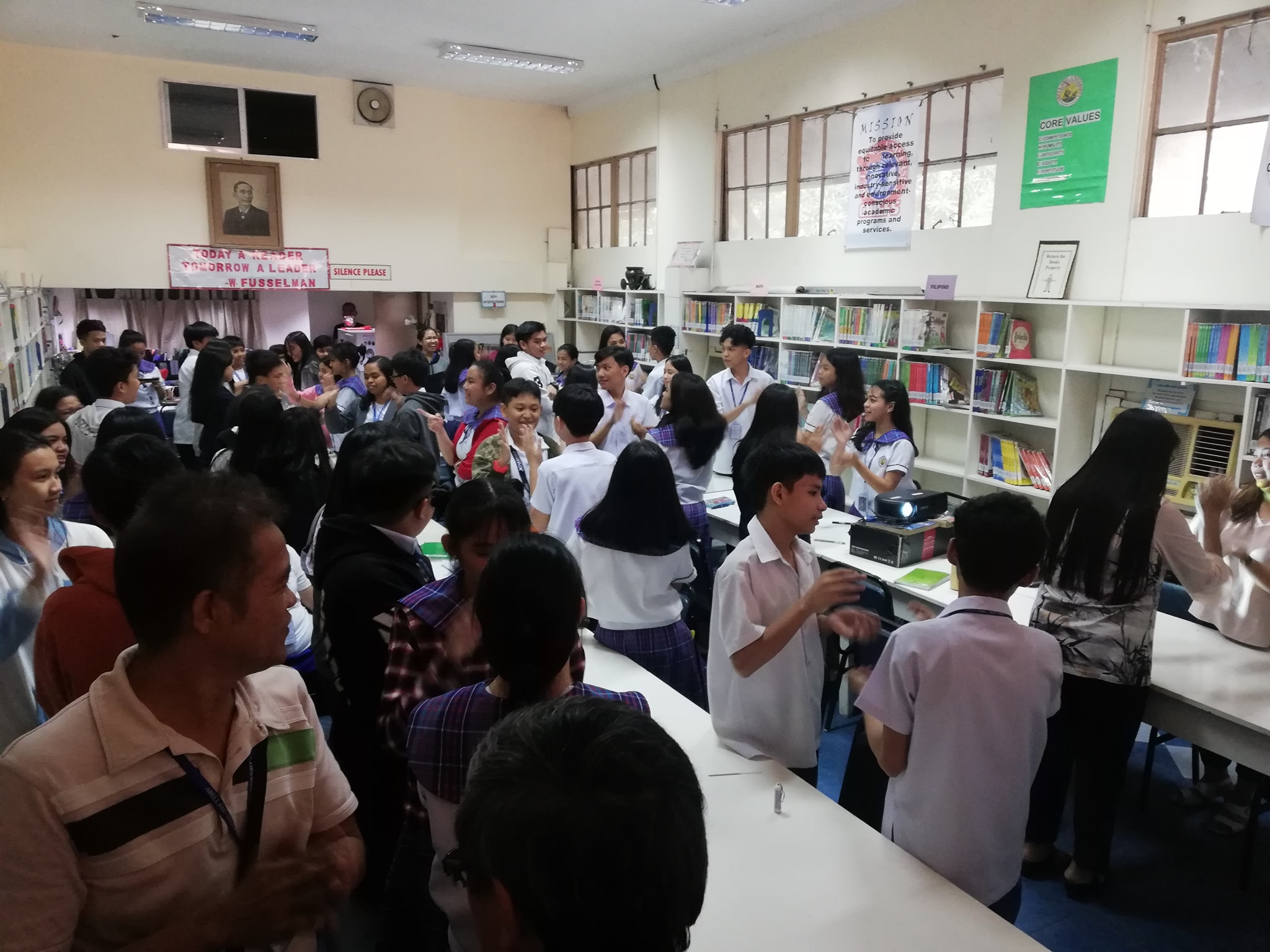 Seminar on Importance of Bamboo for AU Mabini selected Junior HS students.