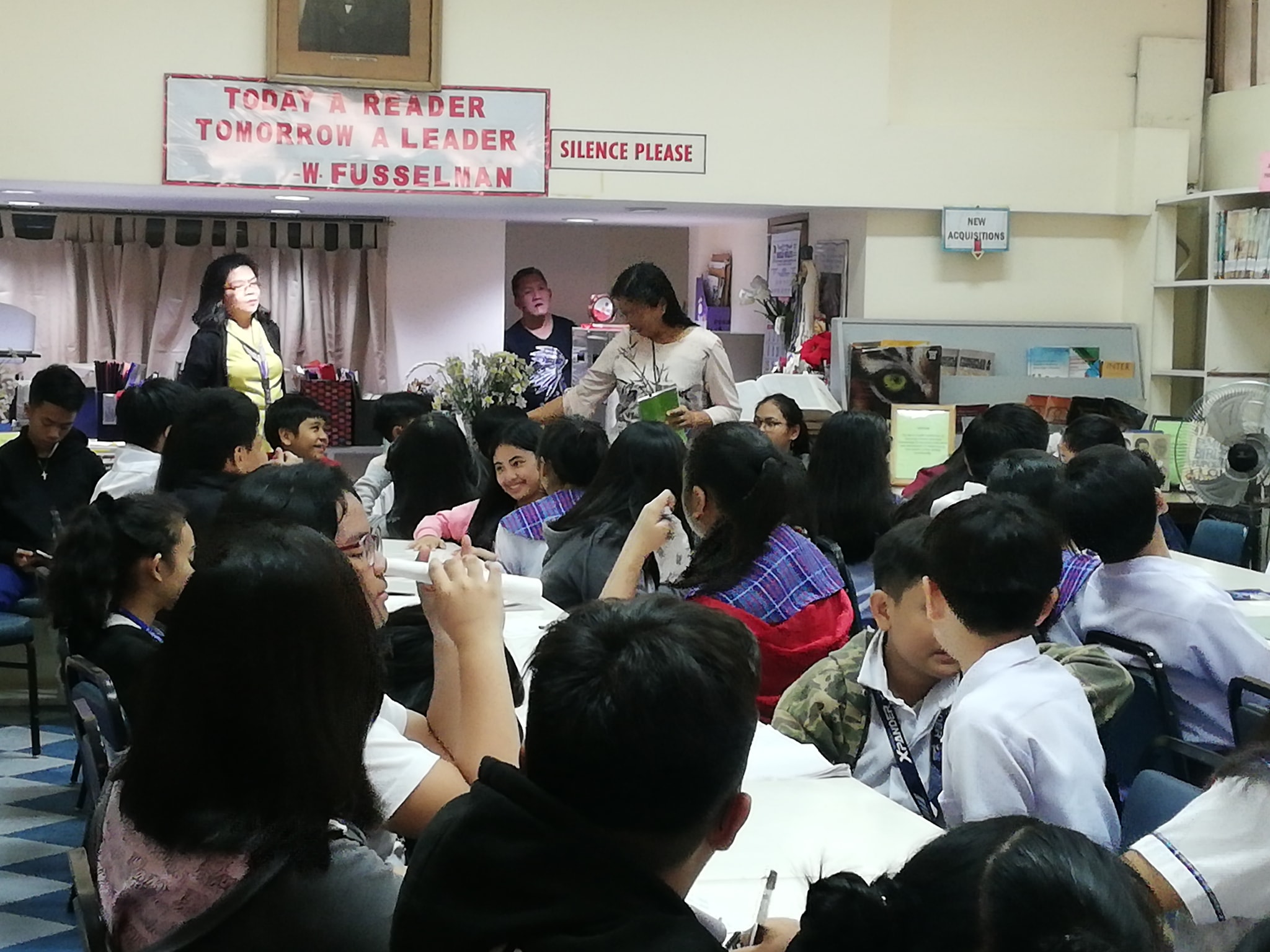 Seminar on Importance of Bamboo for AU Mabini selected Junior HS students.