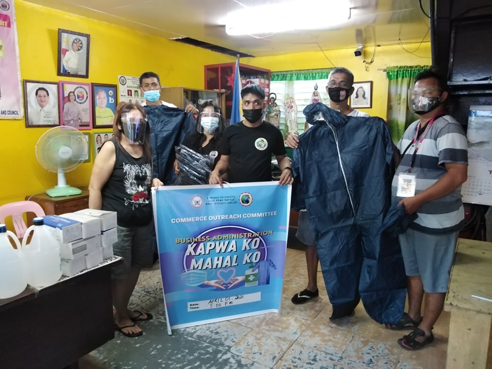 Donation drive conducted by different AU programs in different campuses for their respective adopted communities.